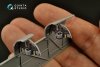 Quinta Studio QD32124 DH 82A Tiger Moth 3D-Printed & coloured Interior on decal paper (ICM) 1/32